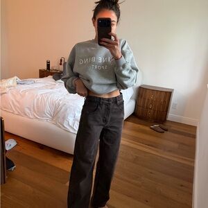 Frame Wide Leg Women’s Jeans in Dark Brown